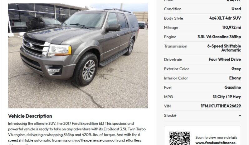 
2017 Ford Expedition EL full									