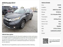 2018 Honda CR-V full