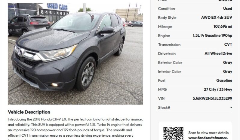 
2018 Honda CR-V full									